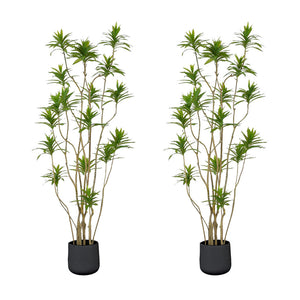 NNEAGS 2X 190cm Lily Bamboo Plant Tree Living Room Artificial Plant Home Accent Decoration