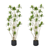 NNEAGS 2X 190cm Lily Bamboo Plant Tree Living Room Artificial Plant Home Accent Decoration