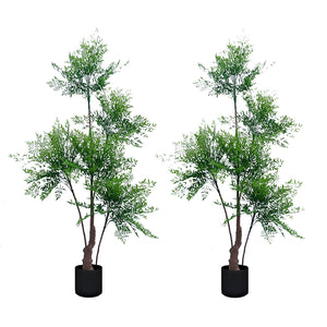 NNEAGS 2X 180cm Nandina Heavenly Bamboo Tree Artificial Plant Home Accent Decor