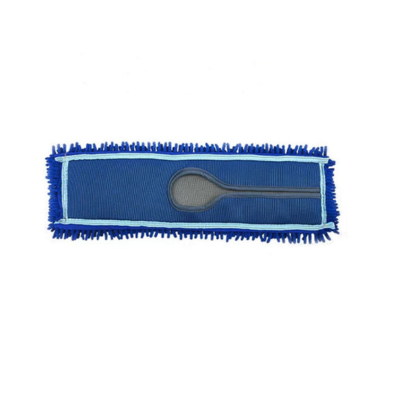 NNEAGS 100x22 Blue Microfiber Flat Mop Floor Cleaning Pads Rotating Dust Remover