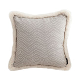 NNEAGS 45cm Wabi-sabi Herringbone Square Throw Pillow