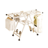 NNEAGS 160cm Portable Wing Shape Clothes Drying Rack Foldable Space-Saving Laundry Holder