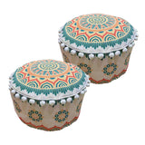 NNEAGS 2X 50cm Ultra-Comfort Polyester-Cotton Cushion with EPP Particle Support, Home Decor