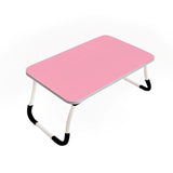 NNEAGS Pink Portable Bed Table Adjustable Foldable Bed Sofa Study Table Laptop Mini Desk Breakfast Tray Home Decor