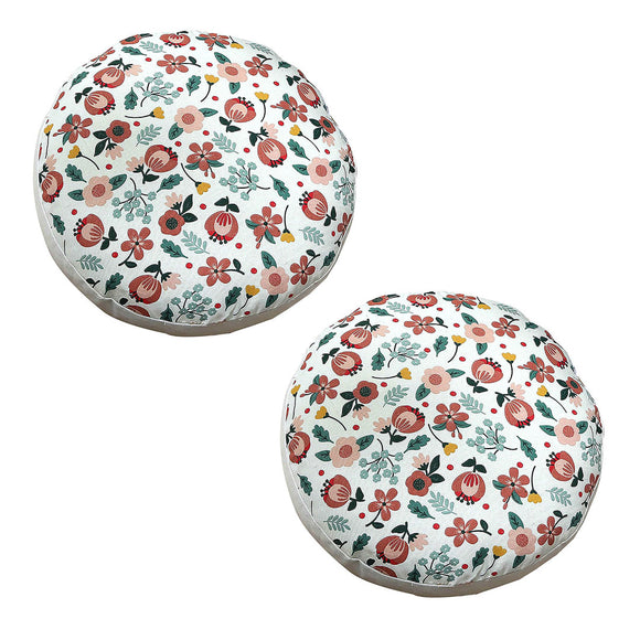 NNEAGS 2X 45cm Polyester-Cotton Pillow with EPP Particle Insert for Enhanced Comfort Home Decor