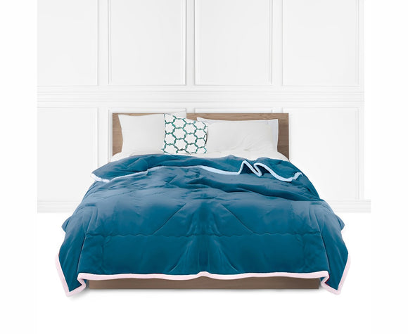 NNEAGS Lake Blue Throw Blanket Warm Cozy Double Sided Thick Flannel Coverlet Fleece Bed Sofa Comforter