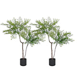 NNEAGS 2X 120cm Nandina Heavenly Bamboo Tree Artificial Plant Home Accent Decor