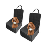 NNEAGS 2X Black Car Pet Sitting Bag Breathable Safety Travel Portable Carrier Pouch Travel Essentials