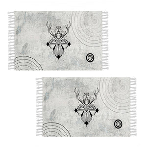 NNEAGS 2X 90cm Woven Minimalist Bedroom Area Rug Carpet, Home Decor