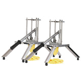 NNEAGS 2X Commercial Potato French Fry Fruit Vegetable Cutter Stainless Steel 3 Blades