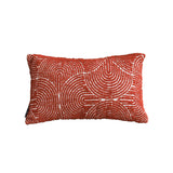 NNEAGS 30cm Cinnabar Pillow Perfect Burnt Indoor/Outdoor Corded Throw Orange Set Lumbar Throw Pillow