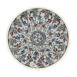NNEAGS 120cm Mandala Round Area Thick Anti-slip Doormat, Home Decor