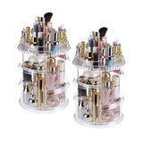 NNEAGS 2X 360 Degree Rotating Makeup Organiser Cosmetics Holder Display Stand Skincare Home Decor