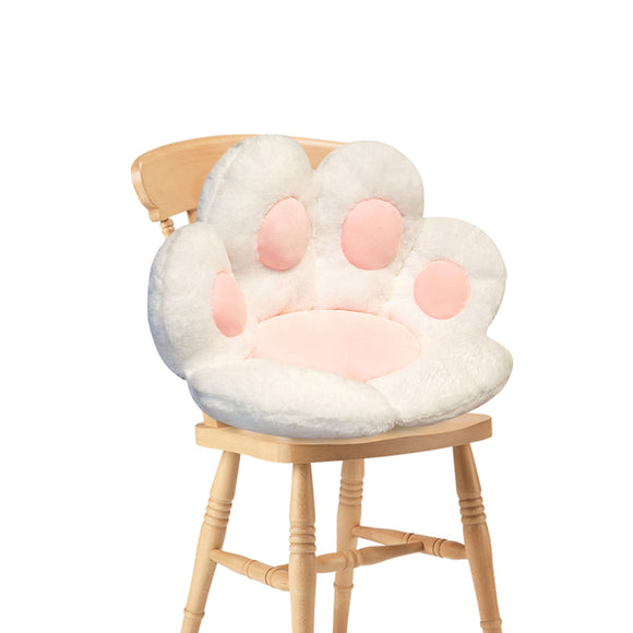 NNEAGS White Paw Shape Cushion Warm Lazy Sofa Decorative Pillow Backseat Plush Mat Home Decor