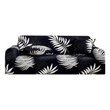 NNEAGS 3-Seater Leaf Design Sofa Cover Couch Protector High Stretch Lounge Slipcover Home Decor