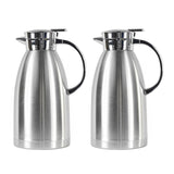 NNEAGS 2X 1.8L Stainless Steel Kettle Insulated Vacuum Flask Water Coffee Jug Thermal