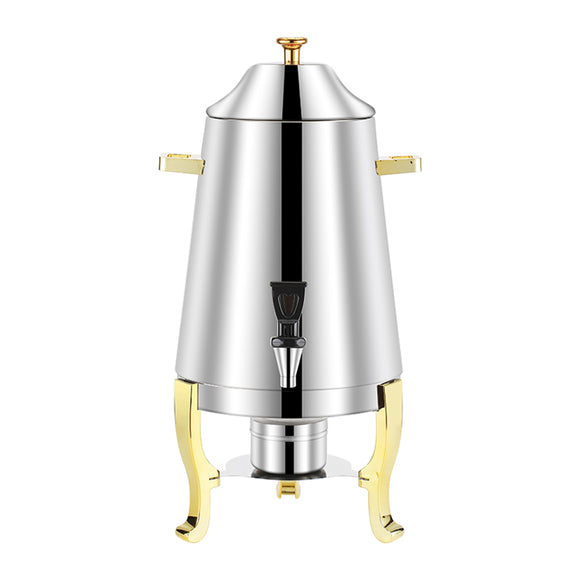 NNEAGS Stainless Steel Dispenser Beverage Juicer Commercial Buffet Drink Container Jug with Side Handles