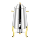 NNEAGS Stainless Steel Dispenser Beverage Juicer Commercial Buffet Drink Container Jug with Side Handles