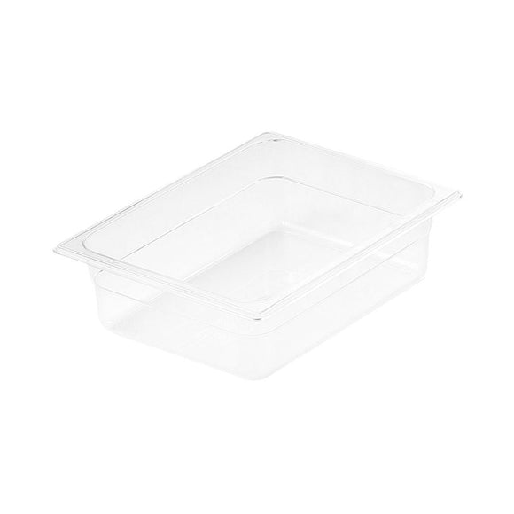 NNEAGS 100mm Clear Gastronorm GN Pan 1/2 Food Tray Storage