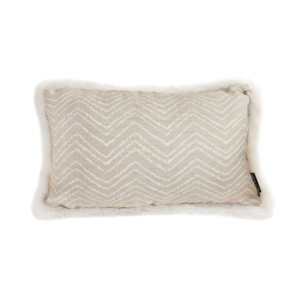 NNEAGS 30cm  Wabi-sabi Cushion Herringbone Lumbar Throw  Pillow
