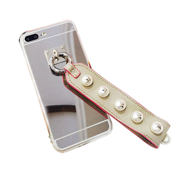 NNEAGS Luxury Fashionable Durable Silver Mirror Back iPhone Case 6s