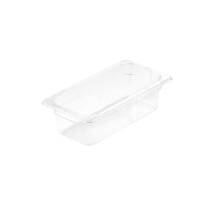 NNEAGS 100mm Clear Gastronorm GN Pan 1/3 Food Tray Storage