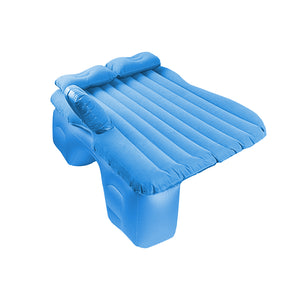 NNEAGS Blue Stripe Inflatable Car Mattress Portable Camping Rest Air Bed Travel Compact Sleeping Kit Essentials