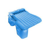 NNEAGS Blue Stripe Inflatable Car Mattress Portable Camping Rest Air Bed Travel Compact Sleeping Kit Essentials