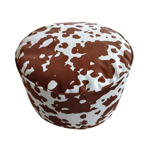 NNEAGS 48x35cm Round Soft Pouffe Seat Cushion Elegant Home Accent D?cor Stylish Footstool