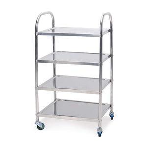NNEAGS 4 Tier 860x540x1170 Stainless Steel Kitchen Dining Food Cart Trolley Utility