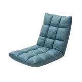 NNEAGS Green Lounge Floor Recliner Adjustable Gaming Sofa Bed Foldable Indoor Outdoor Backrest Seat Home Office Decor