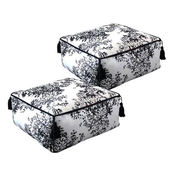 NNEAGS 2X 50cm Premium Polyester Fiber Cushion with EPP Particle Insert, Home Decor