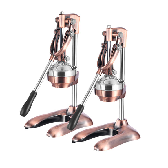 NNEAGS 2X Stainless Steel Manual Juicer Hand Press Juice Extractor Squeezer Lemon Orange Citrus Gold