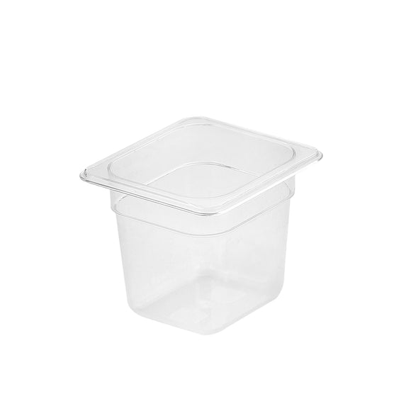 NNEAGS 150mm Clear Gastronorm GN Pan 1/6 Food Tray Storage