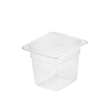 NNEAGS 150mm Clear Gastronorm GN Pan 1/6 Food Tray Storage