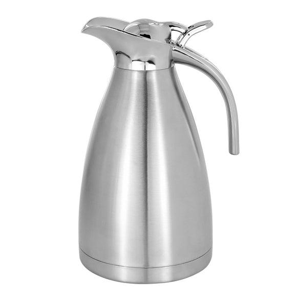 NNEAGS 2.0L Silver Color 3-Layer Inner Stainless Steel, Vacuum Insulated and Outer Stainless Steel Thermal Flask