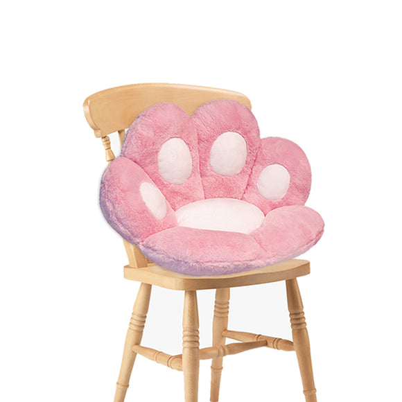 NNEAGS Pink Paw Shape Cushion Warm Lazy Sofa Decorative Pillow Backseat Plush Mat Home Decor