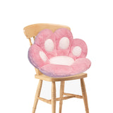 NNEAGS Pink Paw Shape Cushion Warm Lazy Sofa Decorative Pillow Backseat Plush Mat Home Decor