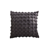 NNEAGS 50cm Black Medieval-style Puff Rivet Square Product Throw Pillow