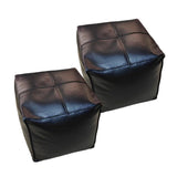 NNEAGS 2X 40cm White Pier Polyester-Cotton Pillow with EPP Insert Home Decor