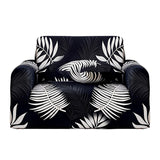 NNEAGS 1-Seater Leaf Design Sofa Cover Couch Protector High Stretch Lounge Slipcover Home Decor