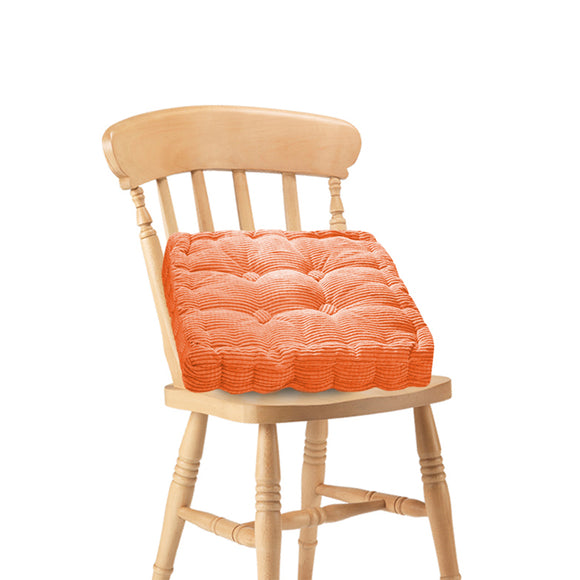 NNEAGS Orange Square Cushion Soft Leaning Plush Backrest Throw Seat Pillow Home Office Decor