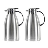 NNEAGS 2X 2.3L Stainless Steel Kettle Insulated Vacuum Flask Water Coffee Jug Thermal