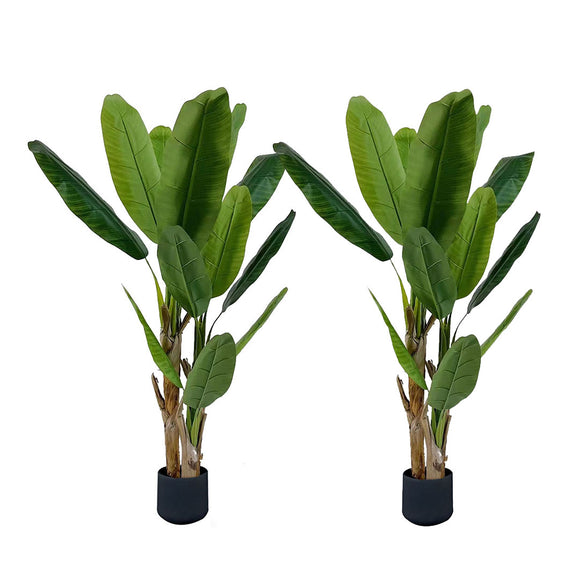 NNEAGS 2X 190cm Banna Plant Bird of Paradise Tree Artificial Plant Home Accent Decor