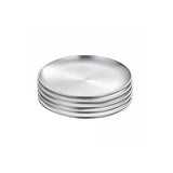 NNEAGS 14cm Premium Silver Grilling Plate - Durable, Heat-Resistant, Perfect for BBQs and Outdoor Cooking Kitchen Essential