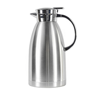 NNEAGS 1.8L Stainless Steel Kettle Insulated Vacuum Flask Water Coffee Jug Thermal