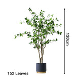 NNEAGS 4X 120cm Green Artificial Indoor Watercress Tree Fake Plant Simulation Decorative