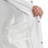 NNEAGS abbee White XL Winter Fur Hooded Thick Overcoat Jacket Stylish Lightweight Quilted Warm Puffer Coat
