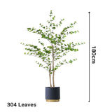 NNEAGS 2X 180cm Green Artificial Indoor Watercress Tree Fake Plant Simulation Decorative