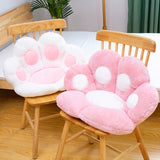 NNEAGS Pink Paw Shape Cushion Warm Lazy Sofa Decorative Pillow Backseat Plush Mat Home Decor